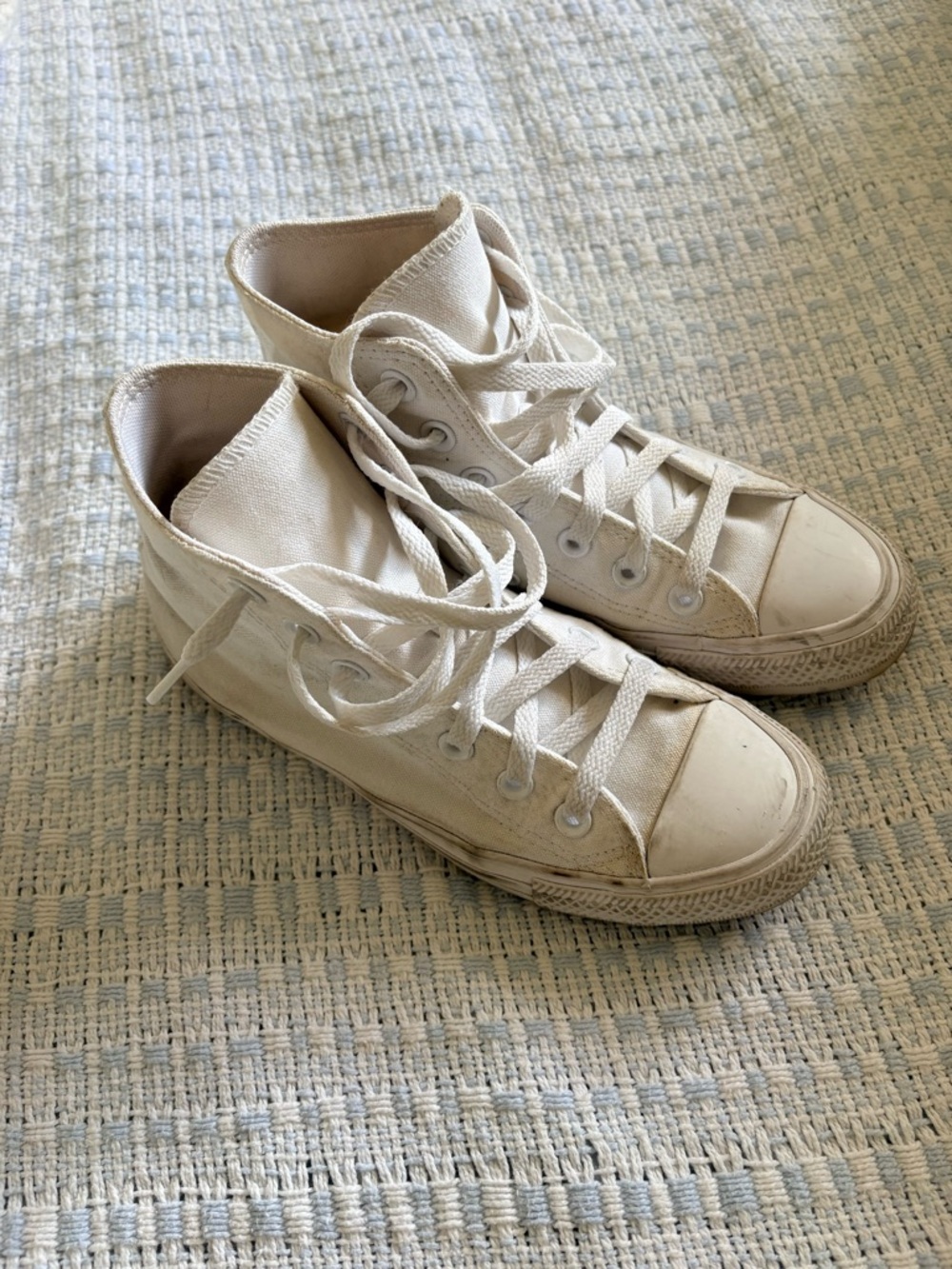 White High Top Converse
